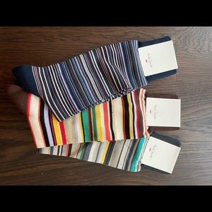 Paul smith socks. Brand new, one size, multi colored. Still has original tags.